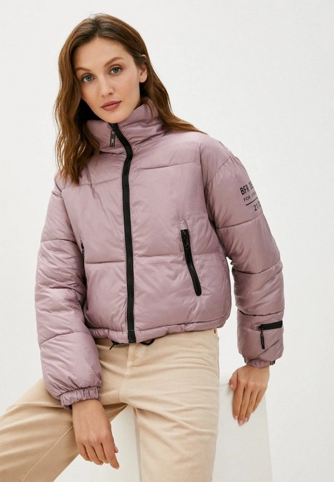 Куртка утепленная Fresh Cotton. Цвет: розовый. Сезон: Осень-зима