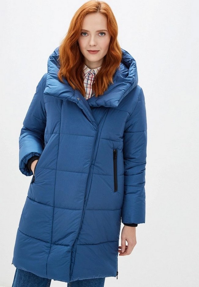 Куртка утепленная Dixi-Coat. Цвет: синий. Сезон: Осень-зима